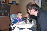 2012-02-24 Milch mit Papa